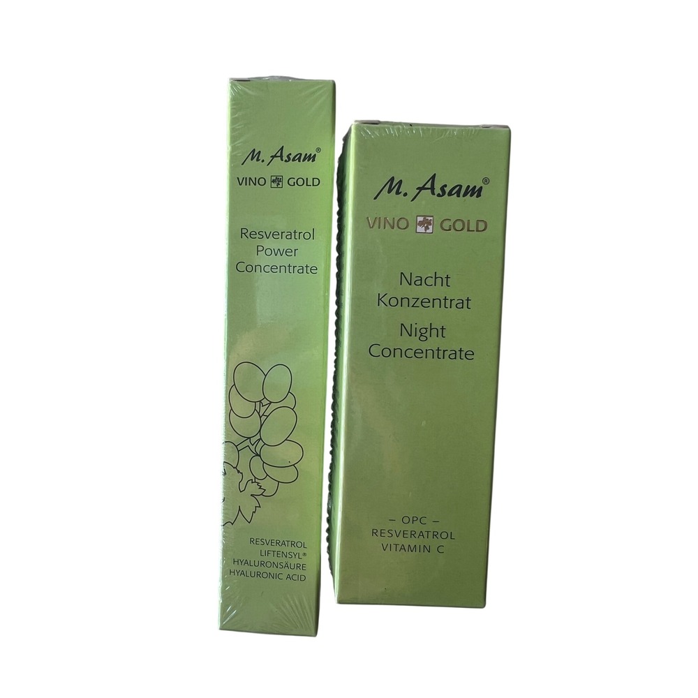 M. Asam Vino Gold Resveratrol Power Concentrate & Night Concentrate Duo Set